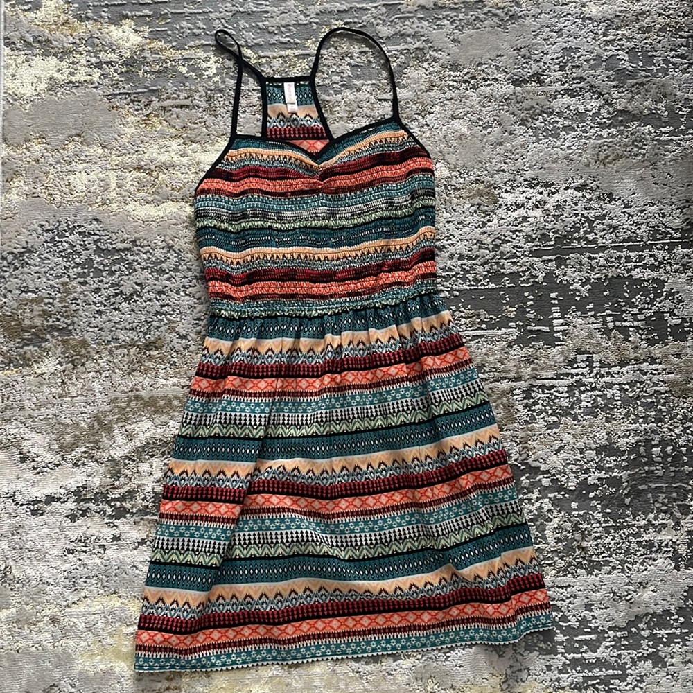 Printed mini dress!